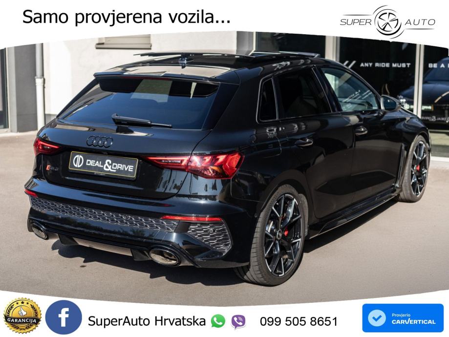 Audi RS3 Sportback 2.5 TFSI (400 KS) quattro S tronic LED+GR SJED+ACC, fotografija 7