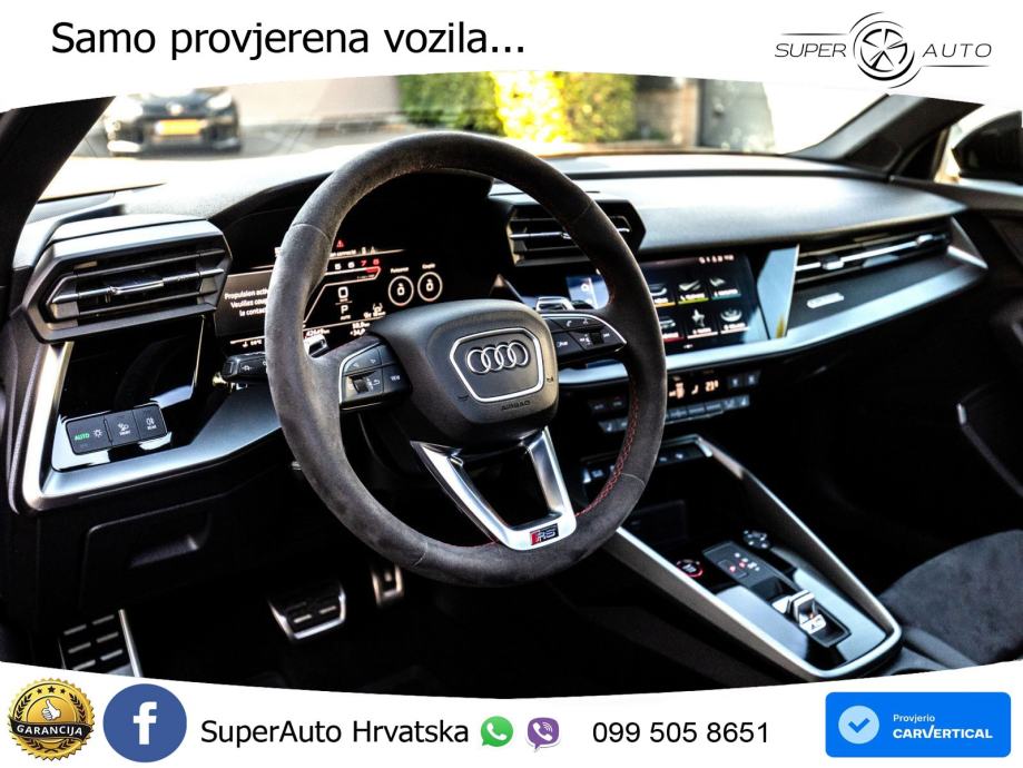 Audi RS3 Sportback 2.5 TFSI (400 KS) quattro S tronic LED+GR SJED+ACC, fotografija 11