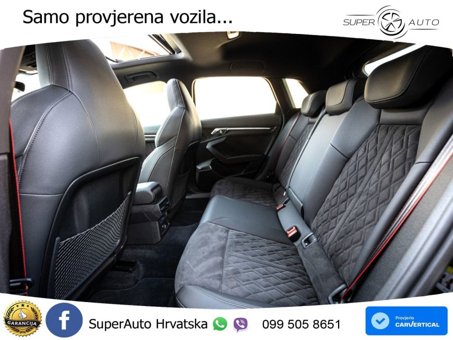 Audi RS3 Sportback 2.5 TFSI (400 KS) quattro S tronic LED+GR SJED+ACC, fotografija 14