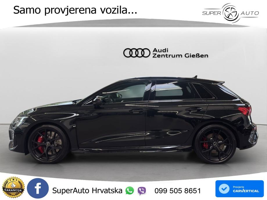 Audi RS3 Sportback 2.5 TFSI (400 KS) quattro S tronic LED+GR SJED+ACC, fotografija 2
