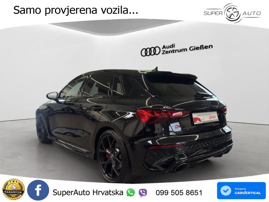 Audi RS3 Sportback 2.5 TFSI (400 KS) quattro S tronic LED+GR SJED+ACC, fotografija 3