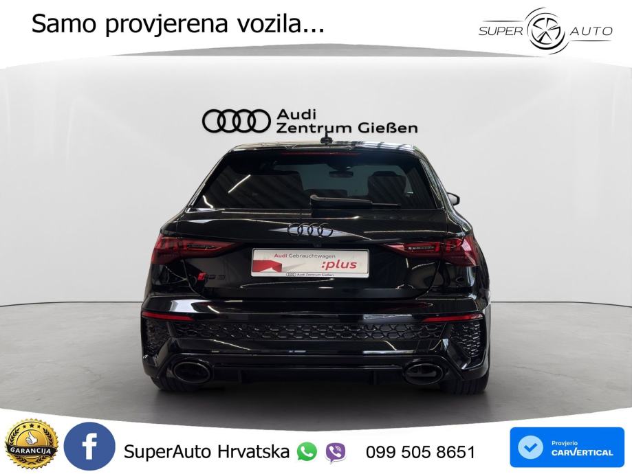 Audi RS3 Sportback 2.5 TFSI (400 KS) quattro S tronic LED+GR SJED+ACC, fotografija 4
