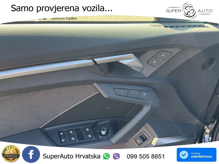 Audi RS3 Sportback 2.5 TFSI (400 KS) quattro S tronic LED+GR SJED+ACC, fotografija 10