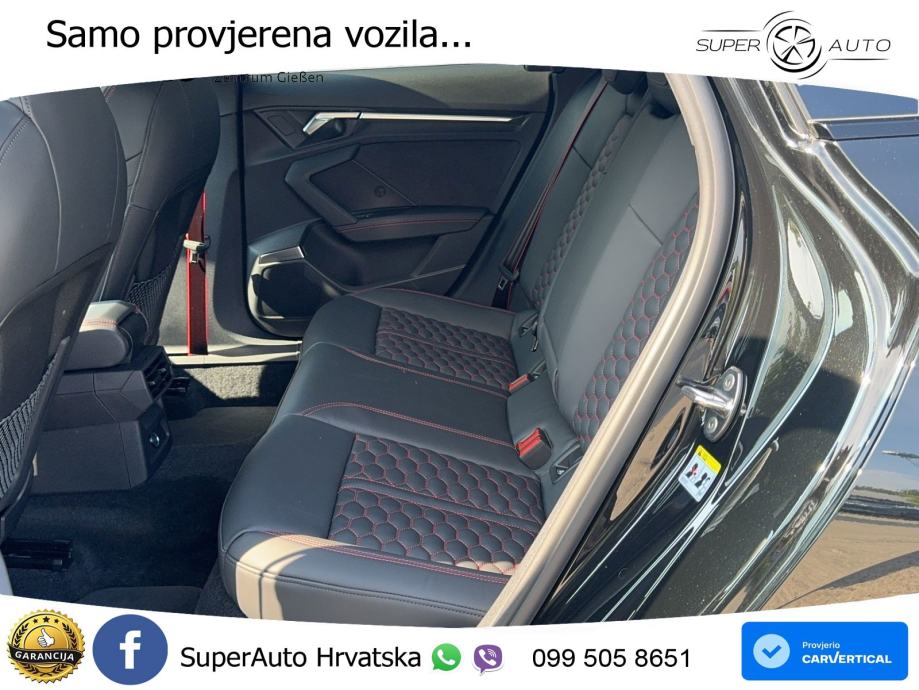 Audi RS3 Sportback 2.5 TFSI (400 KS) quattro S tronic LED+GR SJED+ACC, fotografija 11