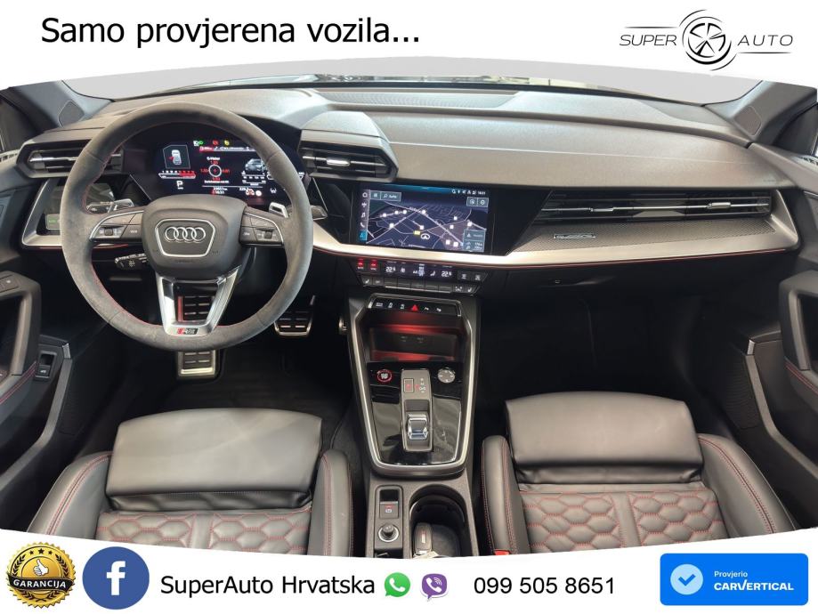 Audi RS3 Sportback 2.5 TFSI (400 KS) quattro S tronic LED+GR SJED+ACC, fotografija 13
