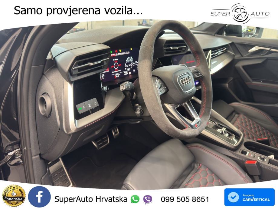 Audi RS3 Sportback 2.5 TFSI (400 KS) quattro S tronic LED+GR SJED+ACC, fotografija 15