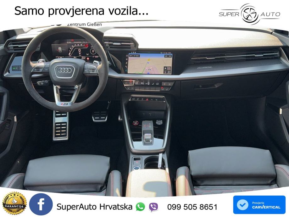 Audi RS3 Sportback 2.5 TFSI (400 KS) quattro S tronic LED+GR SJED+ACC, fotografija 16