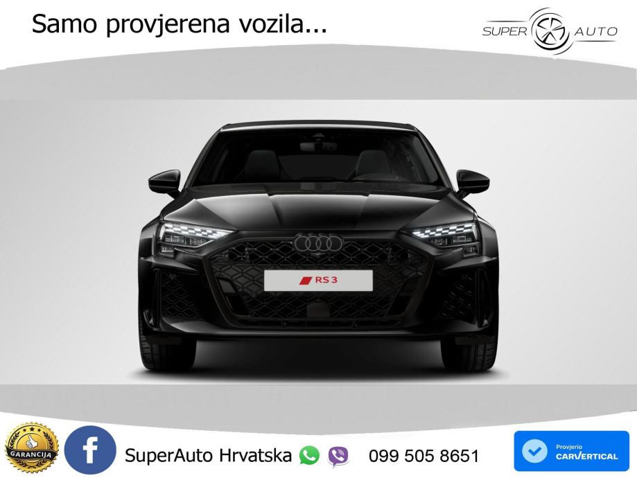 Audi RS3 Sportback 2.5 TFSI (400 KS) quattro S tronic LED+GR SJED+ACC, fotografija 2