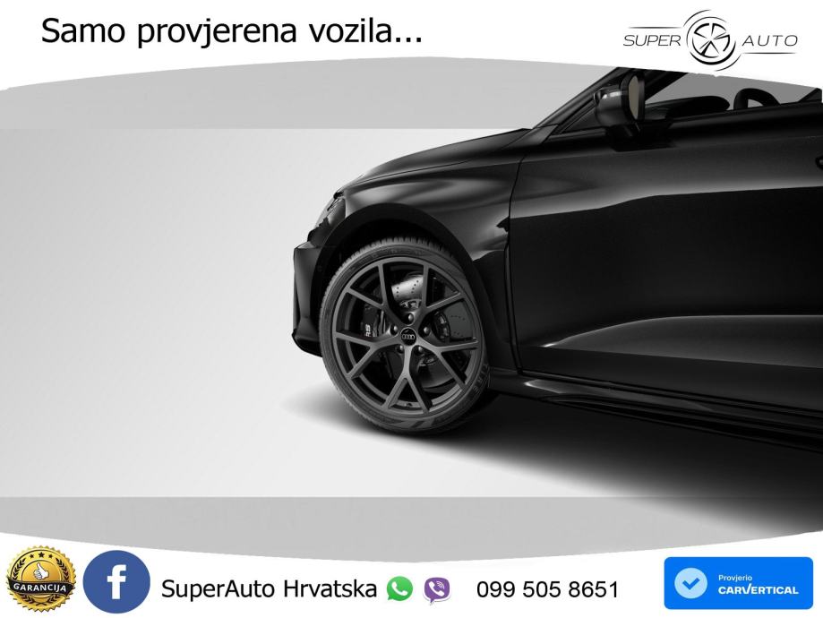 Audi RS3 Sportback 2.5 TFSI (400 KS) quattro S tronic LED+GR SJED+ACC, fotografija 3