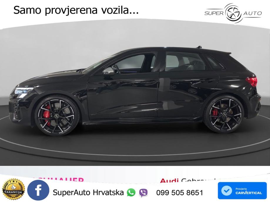 Audi RS3 Sportback 2.5 TFSI (400 KS) quattro S tronic LED+GR SJED+ACC, pogled izvana - slika 3