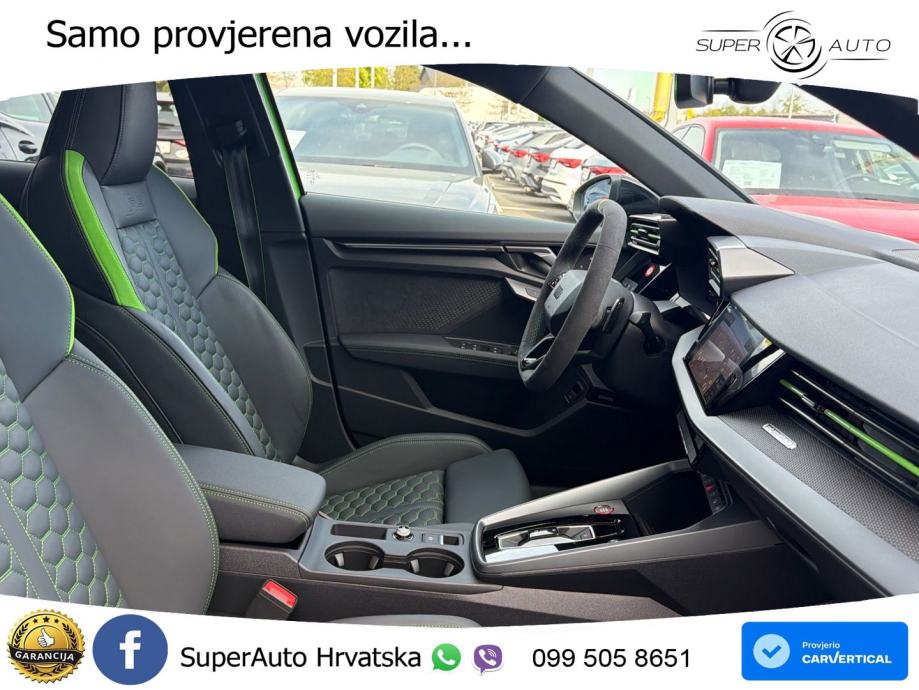 Audi RS3 Sportback 2.5 TFSI (400 KS) quattro S tronic LED+GR SJED+ACC, fotografija 10