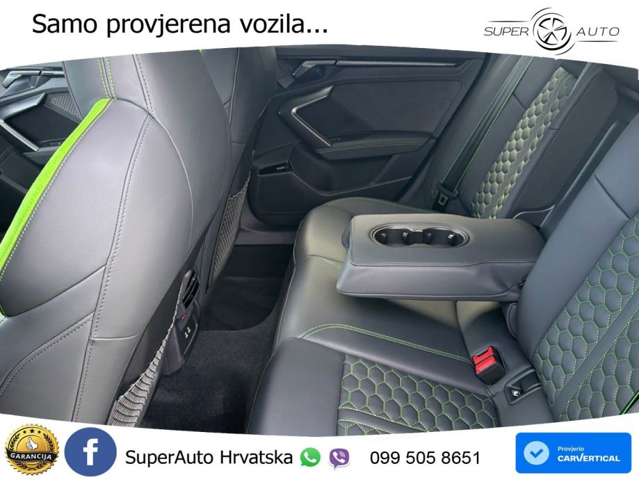 Audi RS3 Sportback 2.5 TFSI (400 KS) quattro S tronic LED+GR SJED+ACC, fotografija 11