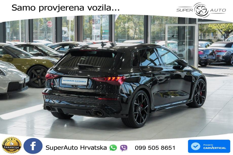 Audi RS3 Sportback 2.5 TFSI (400 KS) quattro S tronic LED+GR SJED+ACC, fotografija 2