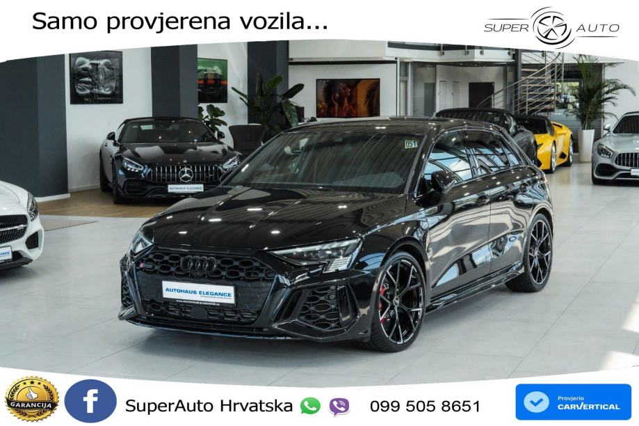 Audi RS3 Sportback 2.5 TFSI (400 KS) quattro S tronic LED+GR SJED+ACC, fotografija 6