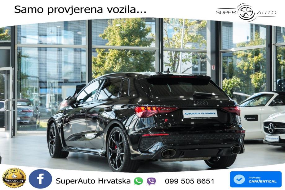 Audi RS3 Sportback 2.5 TFSI (400 KS) quattro S tronic LED+GR SJED+ACC, fotografija 7