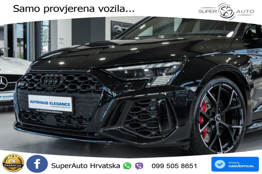 Audi RS3 Sportback 2.5 TFSI (400 KS) quattro S tronic LED+GR SJED+ACC, fotografija 8