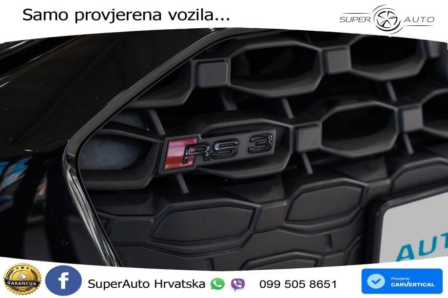 Audi RS3 Sportback 2.5 TFSI (400 KS) quattro S tronic LED+GR SJED+ACC, fotografija 12