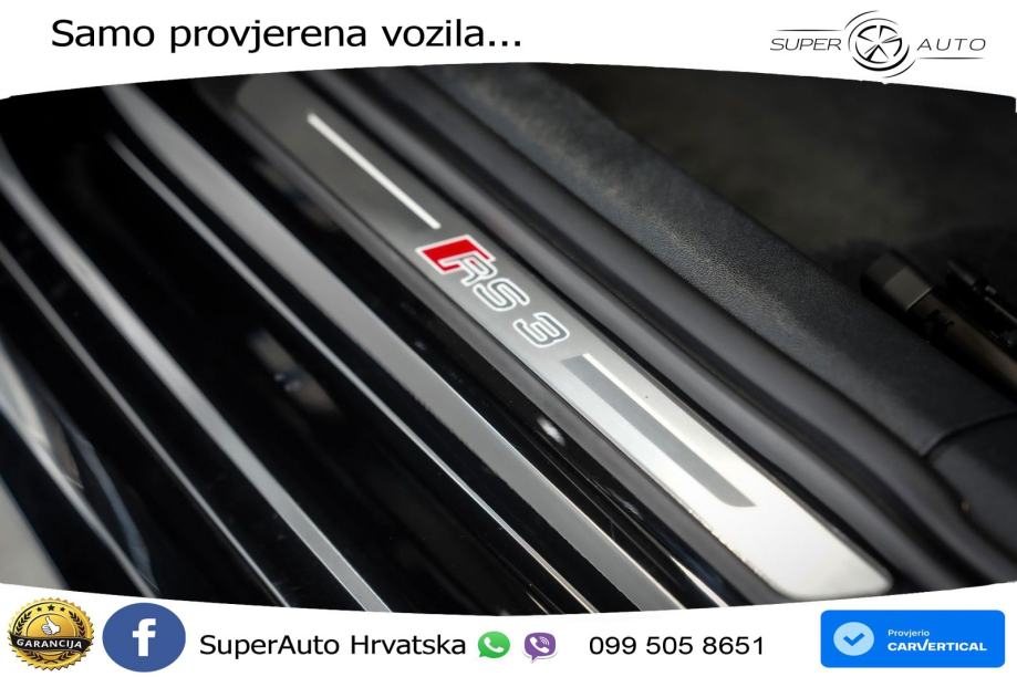 Audi RS3 Sportback 2.5 TFSI (400 KS) quattro S tronic LED+GR SJED+ACC, fotografija 14