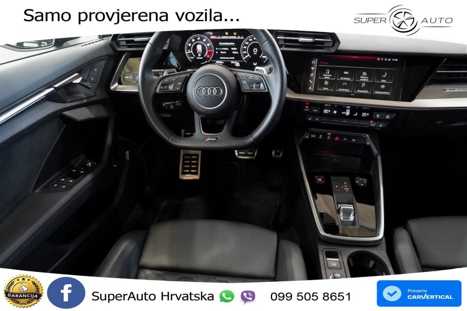 Audi RS3 Sportback 2.5 TFSI (400 KS) quattro S tronic LED+GR SJED+ACC, fotografija 20