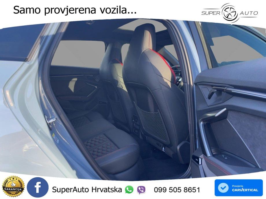 Audi RS3 Sportback 2.5 TFSI (400 KS) quattro S tronic LED+GR SJED+ACC, fotografija 8