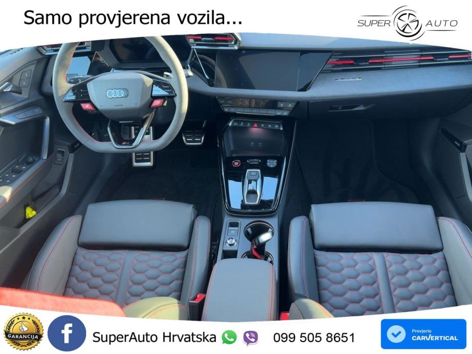 Audi RS3 Sportback 2.5 TFSI (400 KS) quattro S tronic LED+GR SJED+ACC, fotografija 9