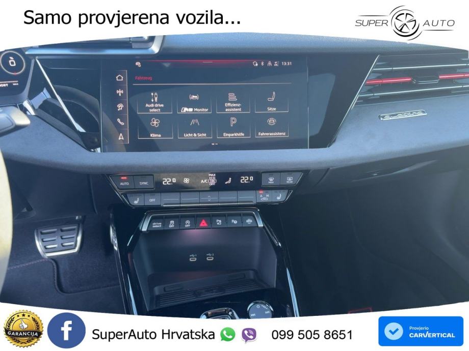 Audi RS3 Sportback 2.5 TFSI (400 KS) quattro S tronic LED+GR SJED+ACC, fotografija 10