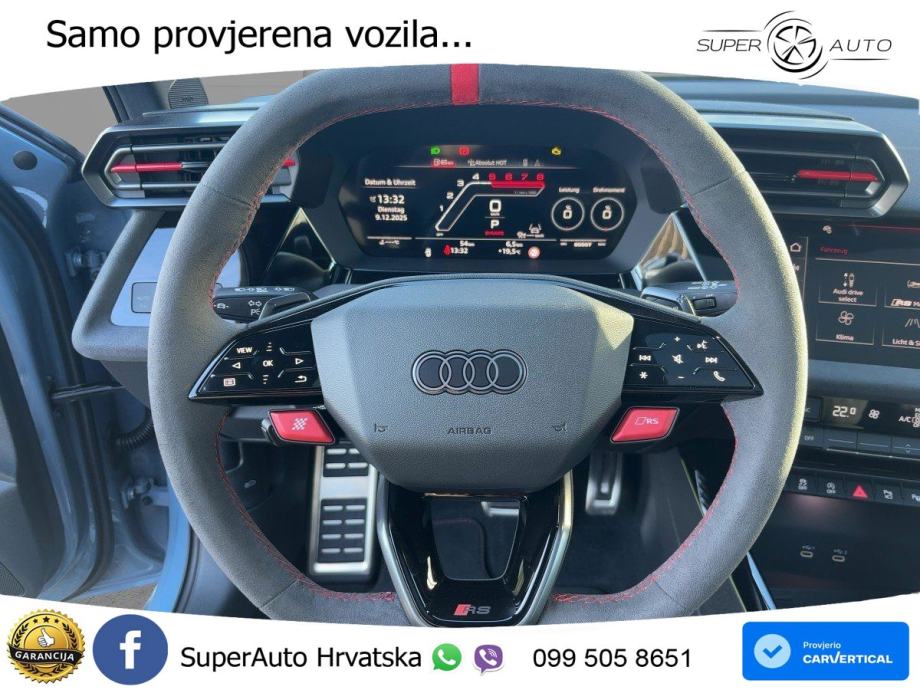 Audi RS3 Sportback 2.5 TFSI (400 KS) quattro S tronic LED+GR SJED+ACC, fotografija 11