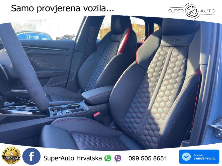 Audi RS3 Sportback 2.5 TFSI (400 KS) quattro S tronic LED+GR SJED+ACC, fotografija 14