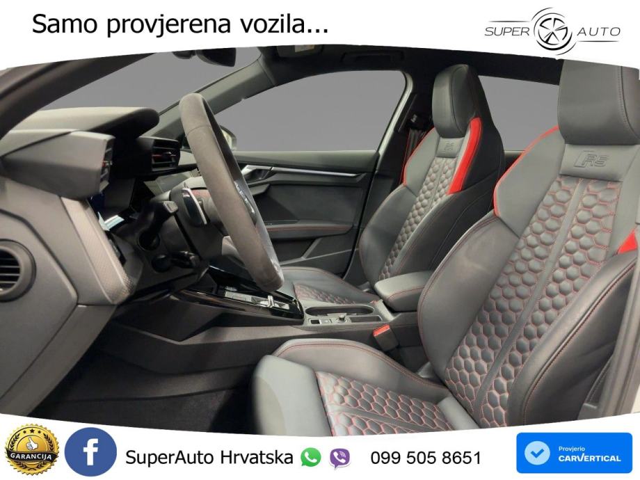 Audi RS3 Sportback 2.5 TFSI (400 KS) quattro S tronic LED+GR SJED+ACC, fotografija 7