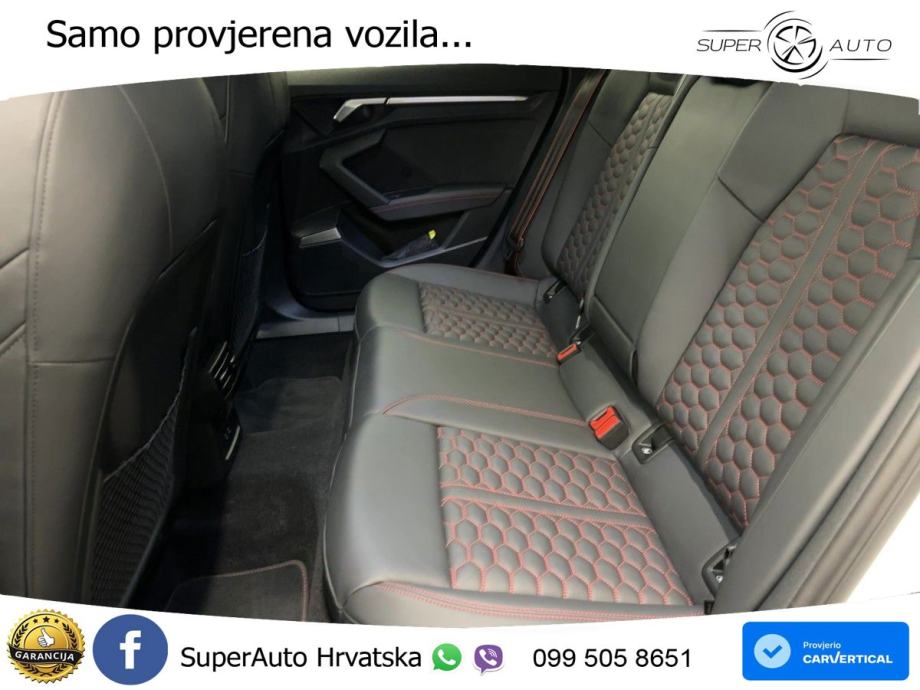 Audi RS3 Sportback 2.5 TFSI (400 KS) quattro S tronic LED+GR SJED+ACC, fotografija 8