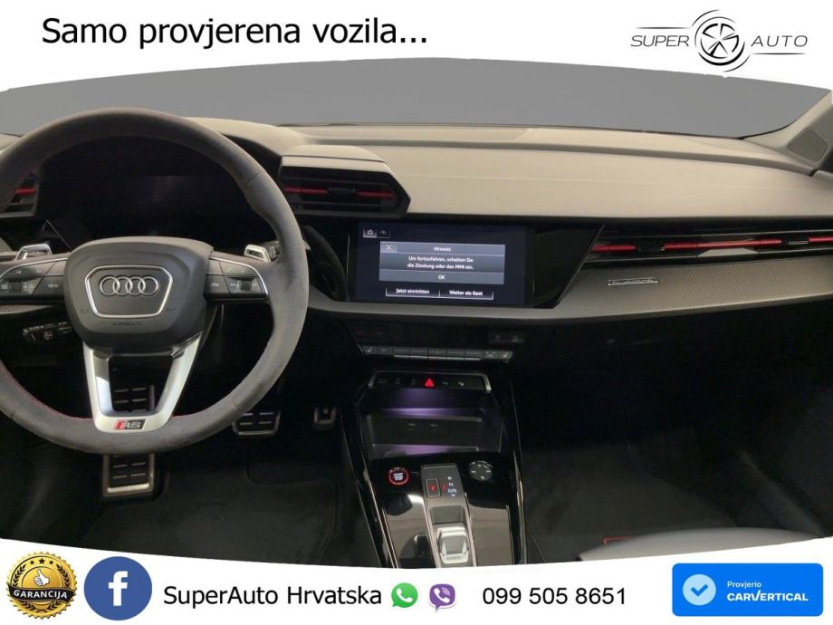 Audi RS3 Sportback 2.5 TFSI (400 KS) quattro S tronic LED+GR SJED+ACC, fotografija 9