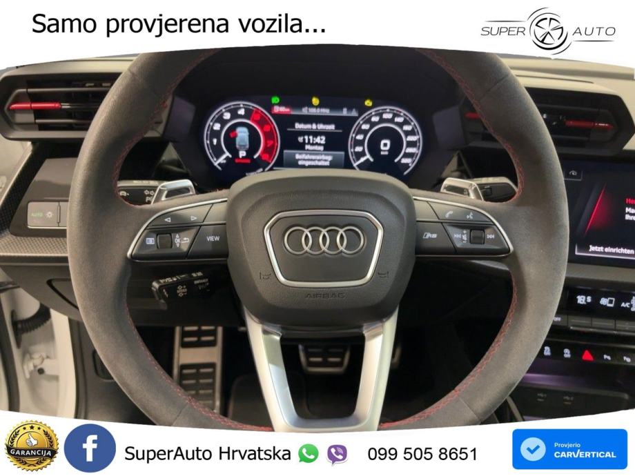 Audi RS3 Sportback 2.5 TFSI (400 KS) quattro S tronic LED+GR SJED+ACC, fotografija 10