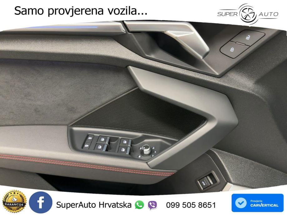 Audi RS3 Sportback 2.5 TFSI (400 KS) quattro S tronic LED+GR SJED+ACC, fotografija 15