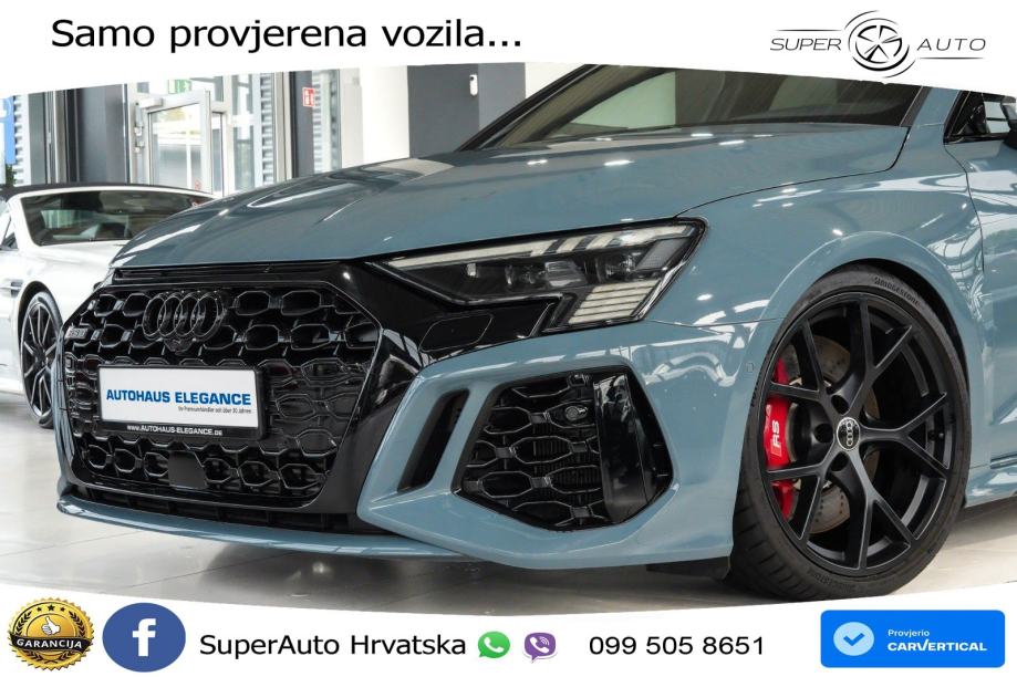 Audi RS3 Sportback 2.5 TFSI (400 KS) quattro S tronic LED+GR SJED+ACC, fotografija 9