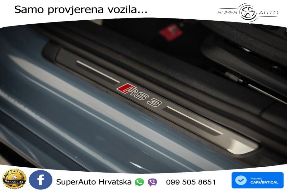 Audi RS3 Sportback 2.5 TFSI (400 KS) quattro S tronic LED+GR SJED+ACC, fotografija 13