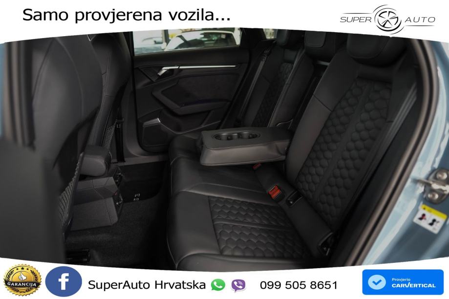 Audi RS3 Sportback 2.5 TFSI (400 KS) quattro S tronic LED+GR SJED+ACC, fotografija 16