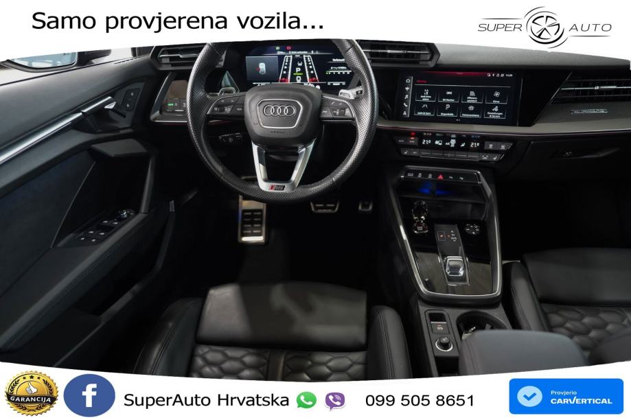 Audi RS3 Sportback 2.5 TFSI (400 KS) quattro S tronic LED+GR SJED+ACC, fotografija 18