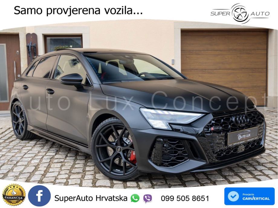 Audi RS3 Sportback 2.5 TFSI (400 KS) quattro S tronic LED+GR SJED+ACC, fotografija 2