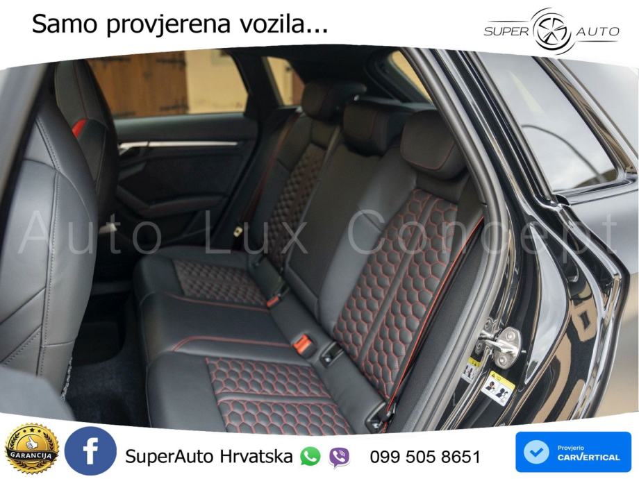 Audi RS3 Sportback 2.5 TFSI (400 KS) quattro S tronic LED+GR SJED+ACC, fotografija 8