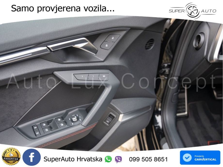 Audi RS3 Sportback 2.5 TFSI (400 KS) quattro S tronic LED+GR SJED+ACC, fotografija 9