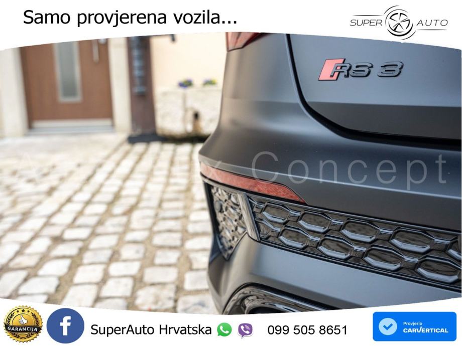 Audi RS3 Sportback 2.5 TFSI (400 KS) quattro S tronic LED+GR SJED+ACC, fotografija 20