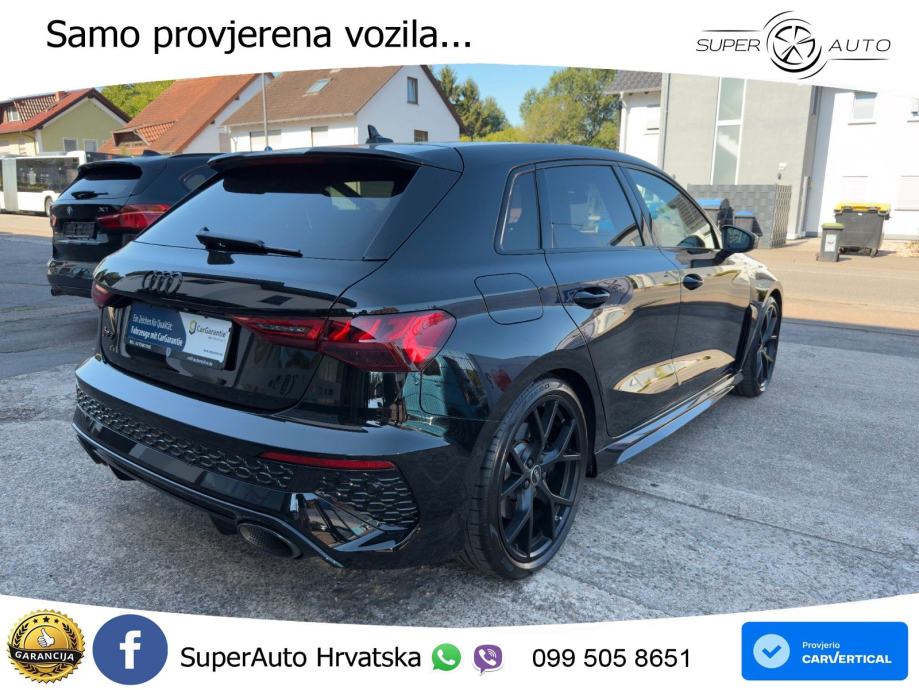 Audi RS3 Sportback 2.5 TFSI (400 KS) quattro S tronic LED+GR SJED+ACC, fotografija 5