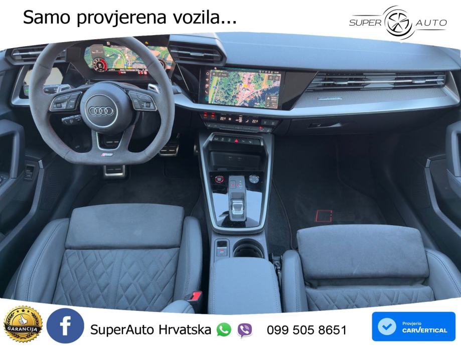 Audi RS3 Sportback 2.5 TFSI (400 KS) quattro S tronic LED+GR SJED+ACC, fotografija 10