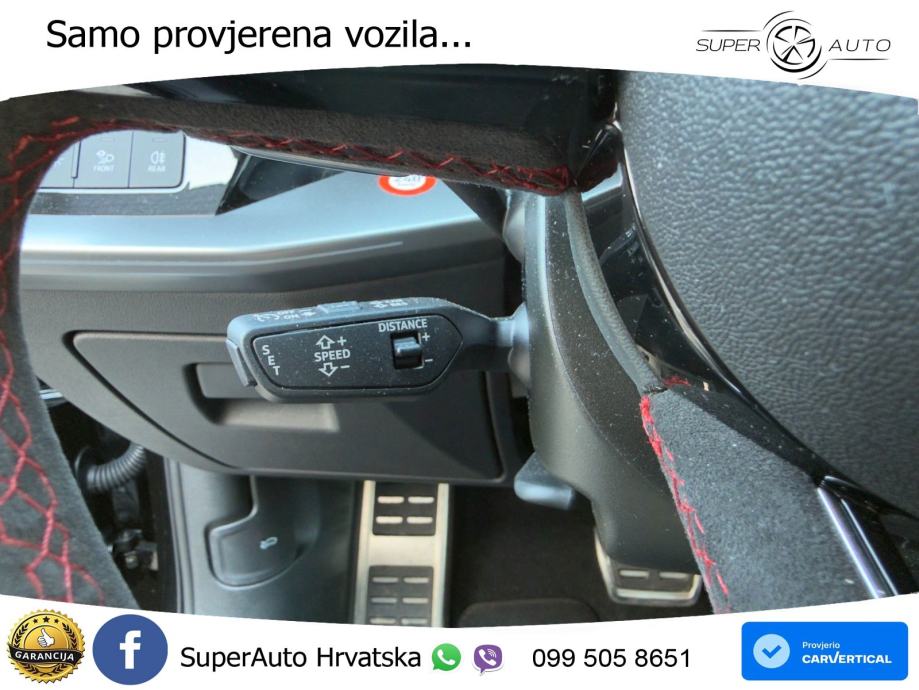 Audi RS3 Sportback 2.5 TFSI (400 KS) quattro S tronic LED+GR SJED+ACC, fotografija 12