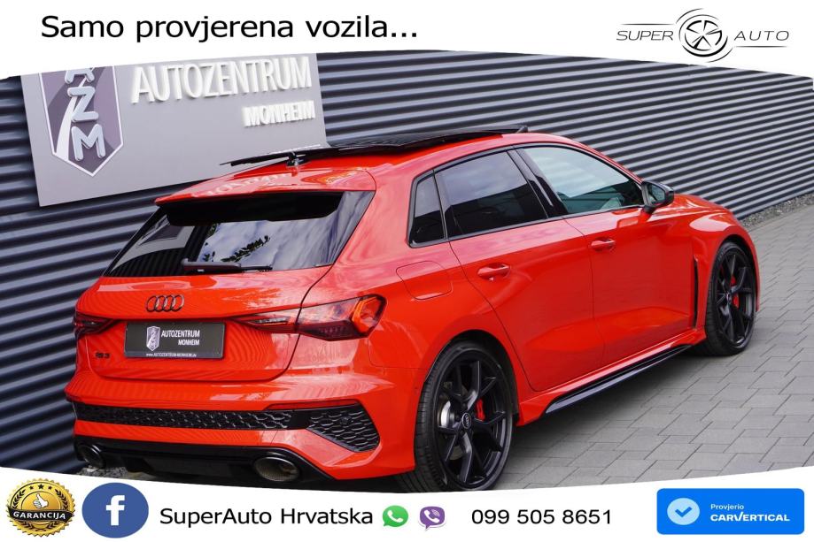Audi RS3 Sportback 2.5 TFSI (400 KS) quattro S tronic, fotografija 9
