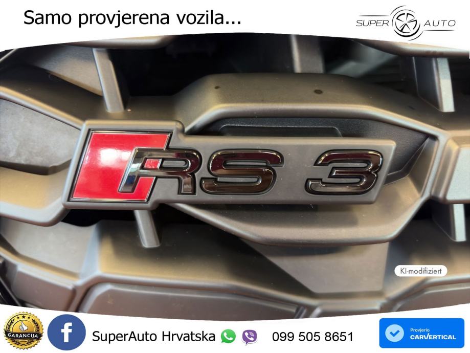 Audi RS3 Sportback 2.5 TFSI (400 KS) quattro S tronic, fotografija 17