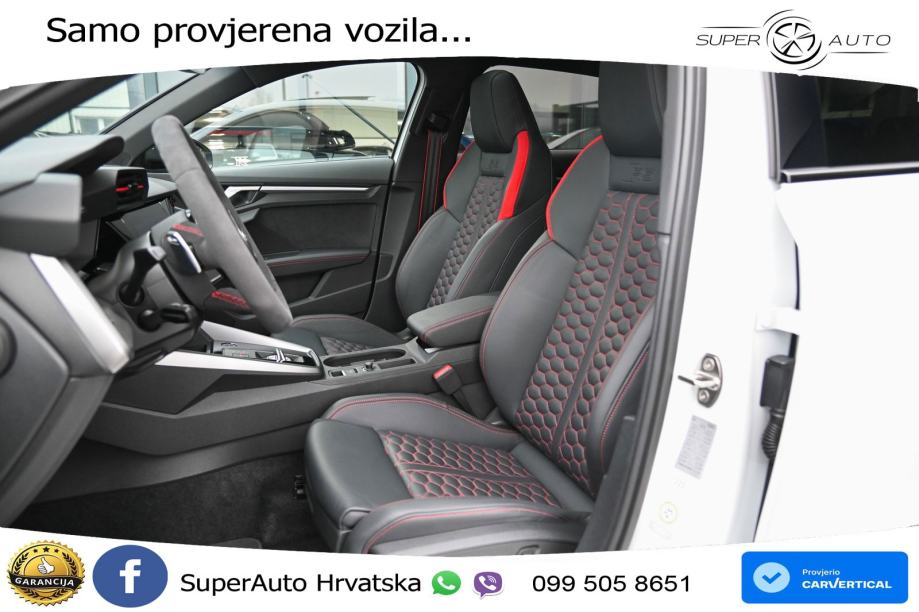 Audi RS3 Sportback 2.5 TFSI (400 KS) quattro S tronic, fotografija 11