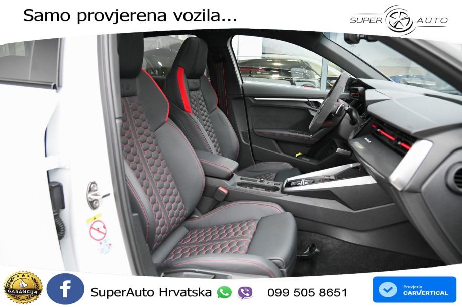 Audi RS3 Sportback 2.5 TFSI (400 KS) quattro S tronic, fotografija 12