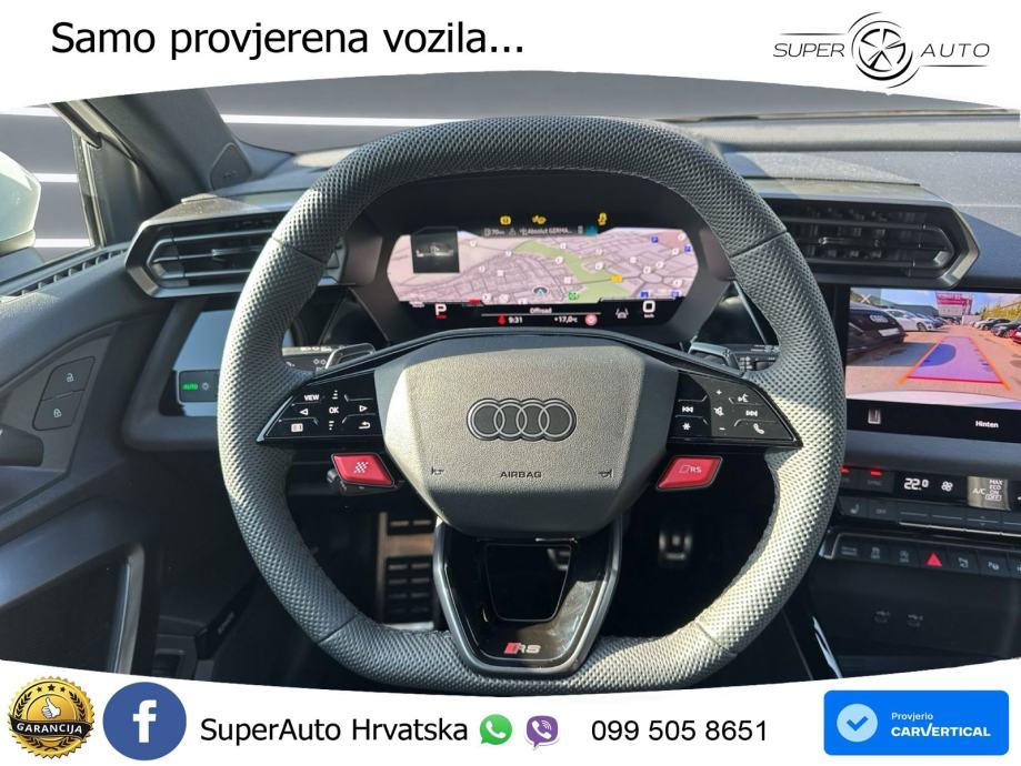 Audi RS3 Sportback 2.5 TFSI (400 KS) quattro S tronic, fotografija 8