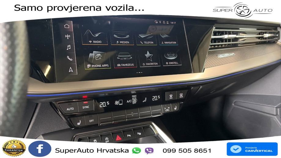 Audi RS3 Sportback 2.5 TFSI (400 KS) quattro S tronic, fotografija 15